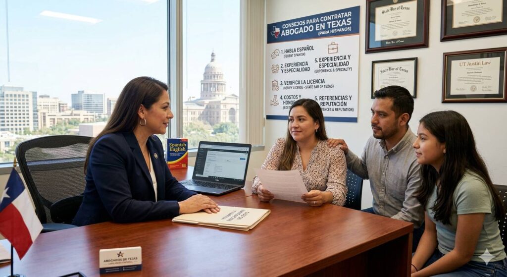 Elegir a un buen abogado en Texas para la comunidad hispana no se trata solo de hablar español