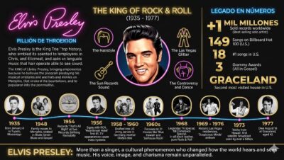 Texas fue el estado donde Elvis Presley se graduó como el "Rey del Rock & Roll"