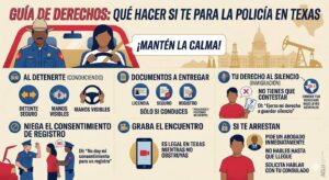 ¿Que hacer si me para la policia en Texas